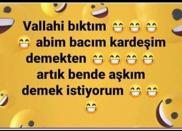 Aşkım dediğiniz biri var mı?