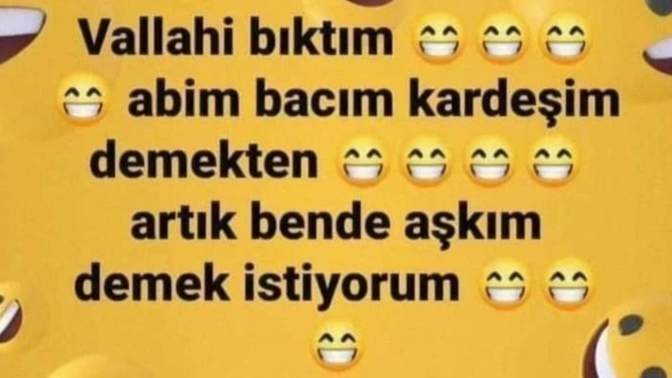 Aşkım dediğiniz biri var mı?
