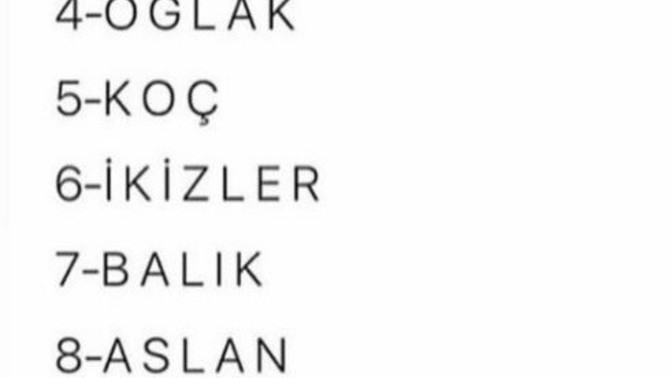 Ruh hastası olan burçlar sırasında zirvede kimmiş?