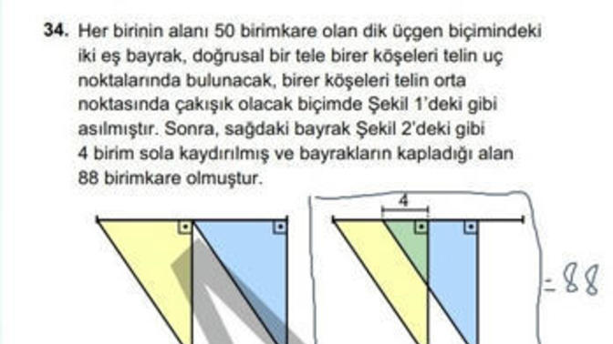 Tyt Matematik 2022 34. Soru Çözüm Nasıl Sizce?