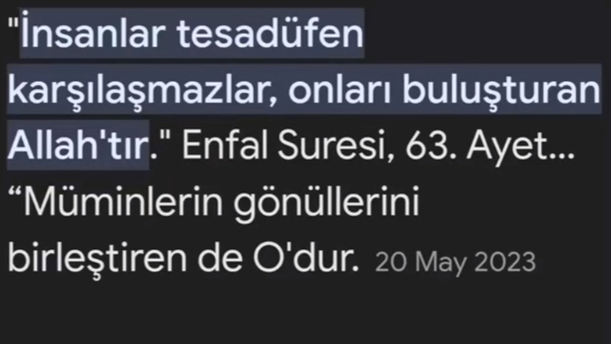 Sanalda tanıştığımız insanlar da tevafuk denen şeye dahil midir?