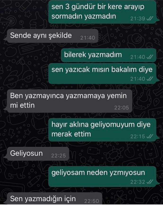 Nereye gidiyor bu sonsuz döngü böyle? işin içinden çıkma şansın sıfır?