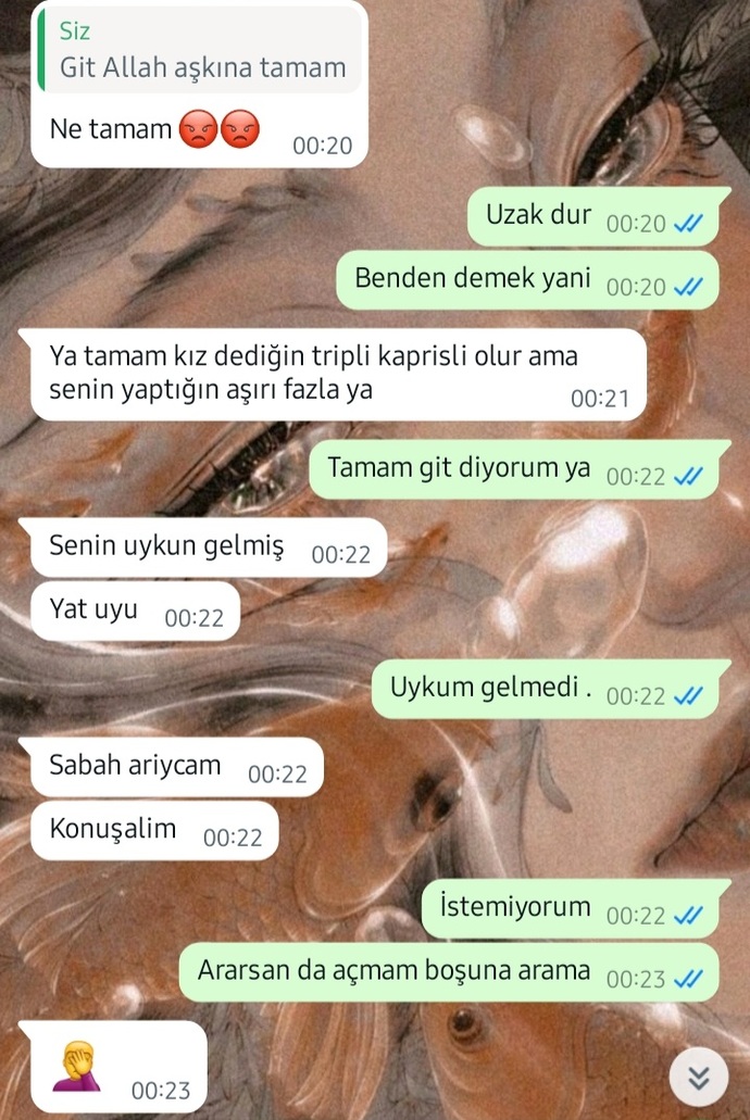 Hayatımın aşkını hayatından bezdiriyorum nsnsnsnsn