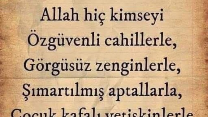 Cahil insanlarla nasıl mücadele ediyorsunuz?