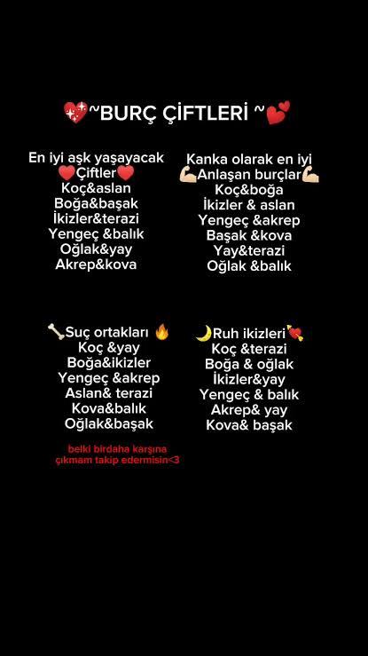 Eşleşme yapalım mı herkes burcunu yazsın. Görselde kim kime denk düşüyorsa onunla eşleşsin?