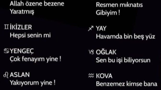 Burcunuz bu sabah ayna karşısında ne diyor?