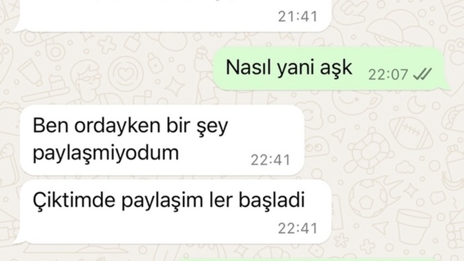 Sevgilim paylaştığım storyme kızıyor fotoğraf ekledim buraya konuşma görüntümüzü bakar misiniz bi siz olsanız ne tepki verirdiniz?