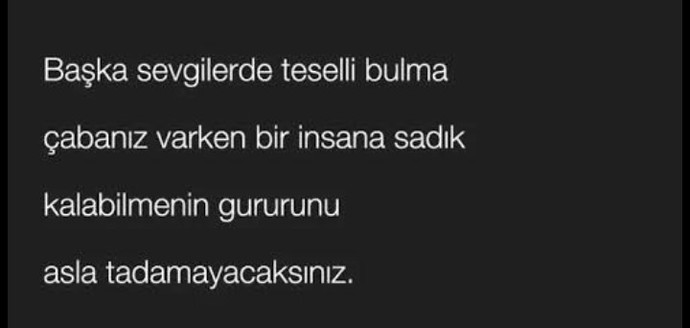 Sadakat sizin için nedir?