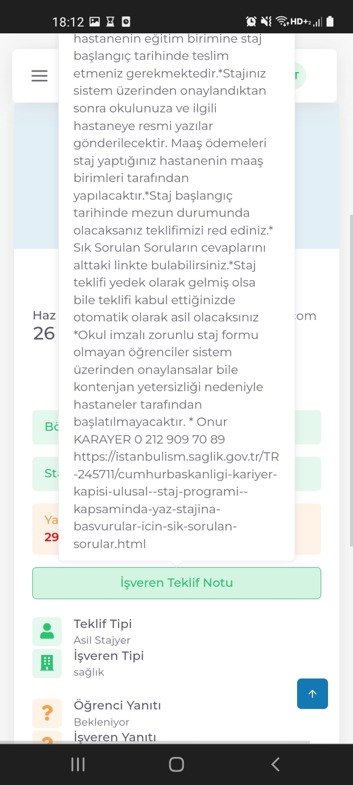 Ulusal staj programı çıktı bana anlayamadım ama neler yapmam gerekiyor?