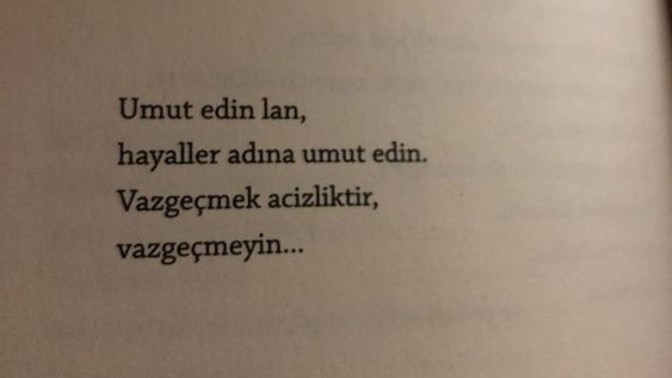 Hayata dair umudunuz var mı?