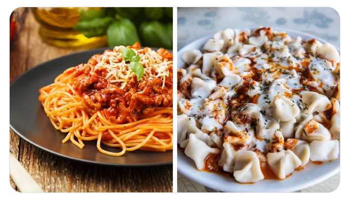 Spagetti mi mantı mı?