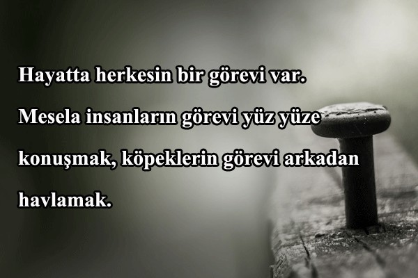 Ayrıldıktan sonra arkandan konuşan birine karşı ne söylemek istersin?