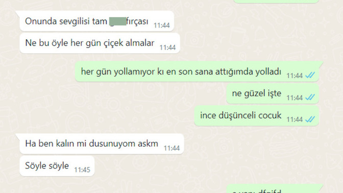 Sevgilimin yazığı şeye bakar mısınız?