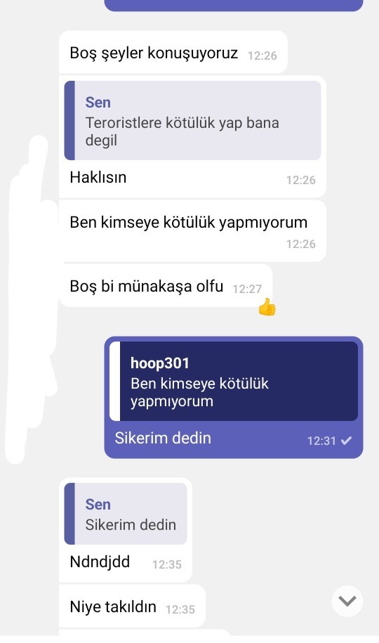 Bana iftira attı sinirimi bozfu bir sey yapabilir mi bana cok sinirlerim bozuk🥺?