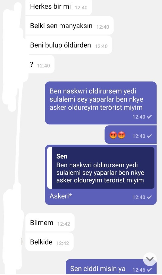 Bana iftira attı sinirimi bozfu bir sey yapabilir mi bana cok sinirlerim bozuk🥺?