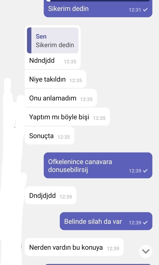 Bana iftira attı sinirimi bozfu bir sey yapabilir mi bana cok sinirlerim bozuk🥺?
