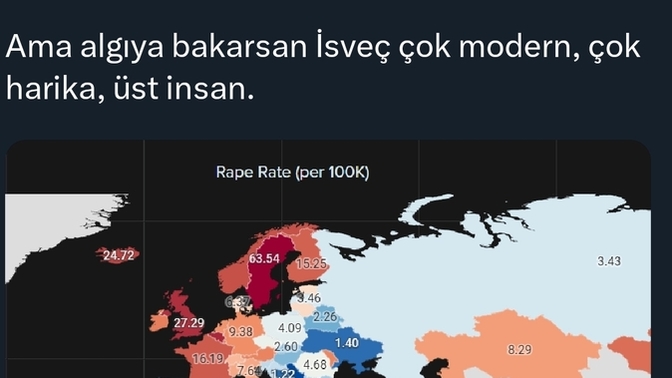 Avrupa'da mı yoksa Türkiye'de mi t*cavüze uğrama riski daha yüksek?