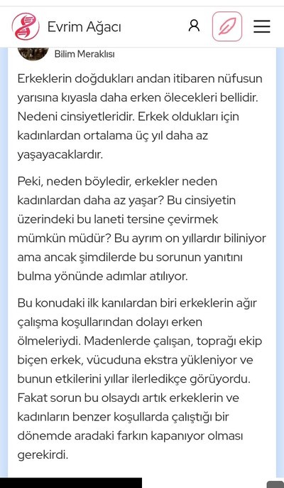 Erkekler mi, kadınlar mı daha uzun yaşar?
