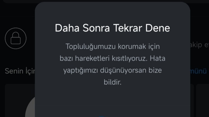 Instagram da kimseyi takip edemiyorum sebebi nedir?