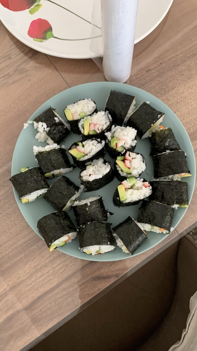 Evde ilk sushi denemem sizce nasıl olmuş?