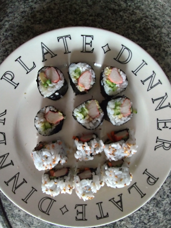 Evde ilk sushi denemem sizce nasıl olmuş?