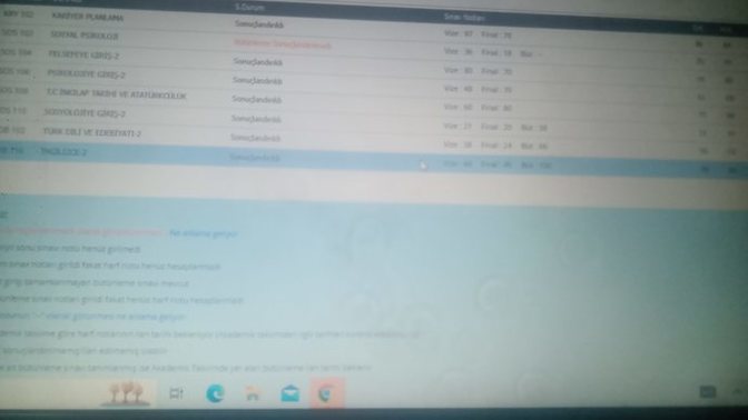 Psikoloji okuyom derslerim kötümü sizce but girdim kaldım birinden?