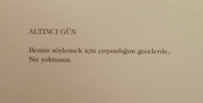 Ne demek istiyor burada şair sizce?