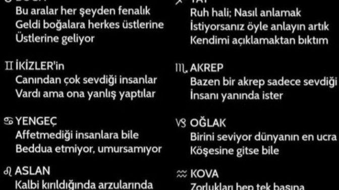 Burcunuzun ruh hali nasıl merak ediyor musunuz?