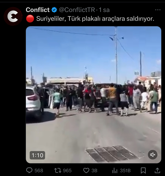 Suriyeliler Türklere saldırmaya başladı. Ne düşünüyorsunuz?