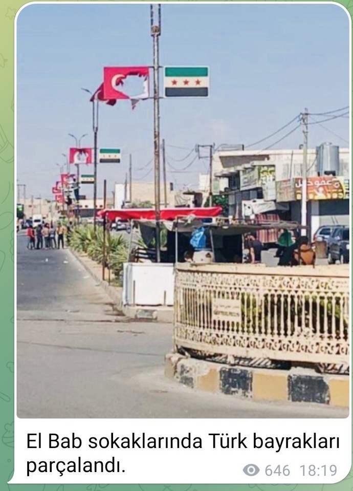 Suriyenin El-Bab, Azez gibi çoğu yerde isyan çıkmış❗❗Türklere ait ne varsa yakıp yıkıyorlar. Bunların derdi ne?