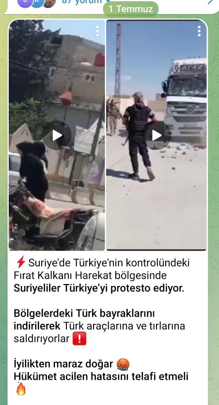 Suriyenin El-Bab, Azez gibi çoğu yerde isyan çıkmış❗❗Türklere ait ne varsa yakıp yıkıyorlar. Bunların derdi ne?
