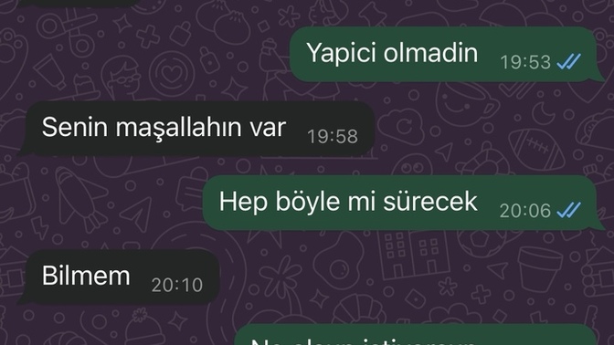 Sizce eski sevgilim barışmak istiyor mu?