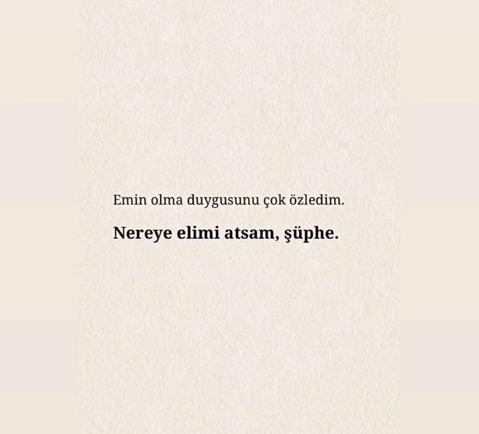Siz neyi çok özlediniz?