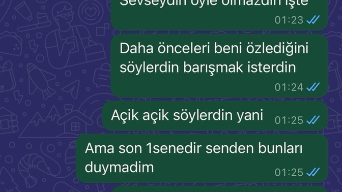 Sizce eski sevgilim istemiyor mu?