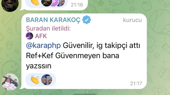 Arkadaşlar telegramda karaguvence karalara kararefrans para kazandırıyor diye bi site var sizce dolandırıcı mı?