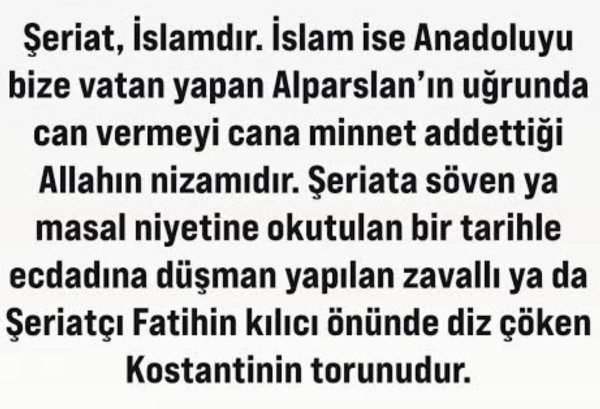 Şeriat ne zaman gelecek?