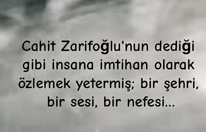 Neyi/kimi özlediniz?