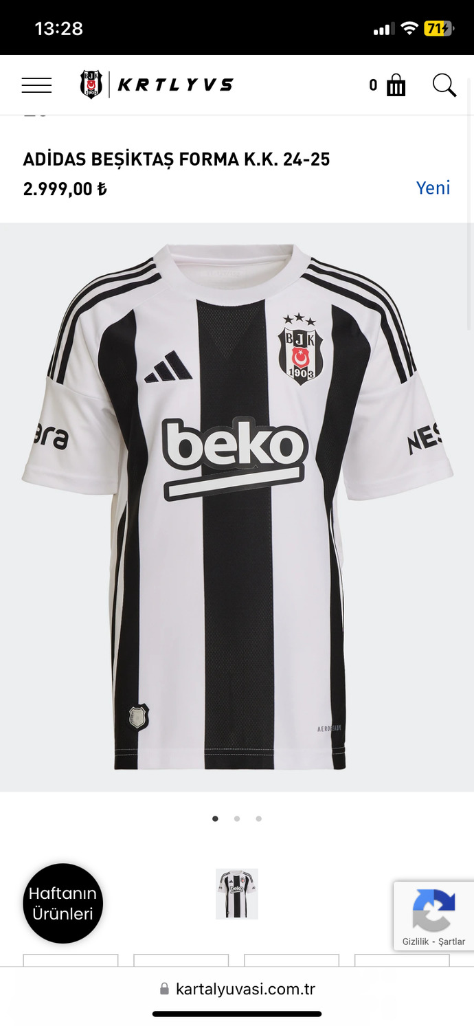 Beşiktaş’ın yeni sezon forması tek model mi?