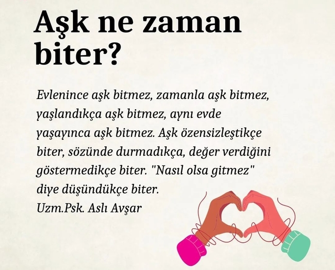 Aşk, ne zaman ve neden biter?