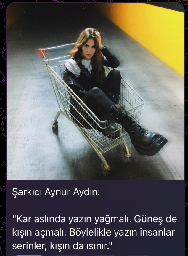 Ünlü şarkıcı Aynur Aydın ın açıklaması sizce de mantıklı değil mi?