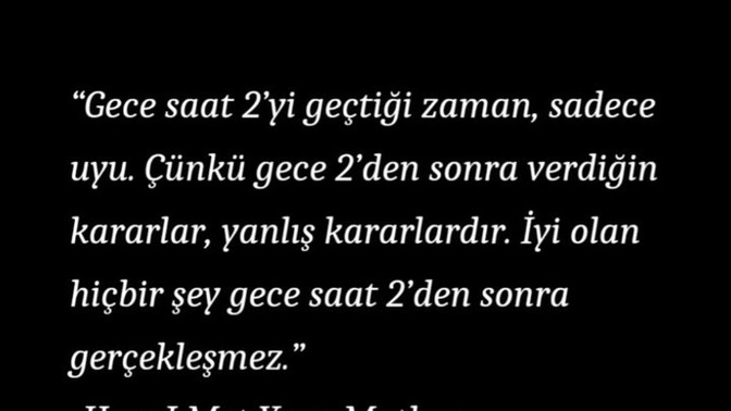 Doğru kararlarınızı hangi zaman diliminde veriyorsunuz?