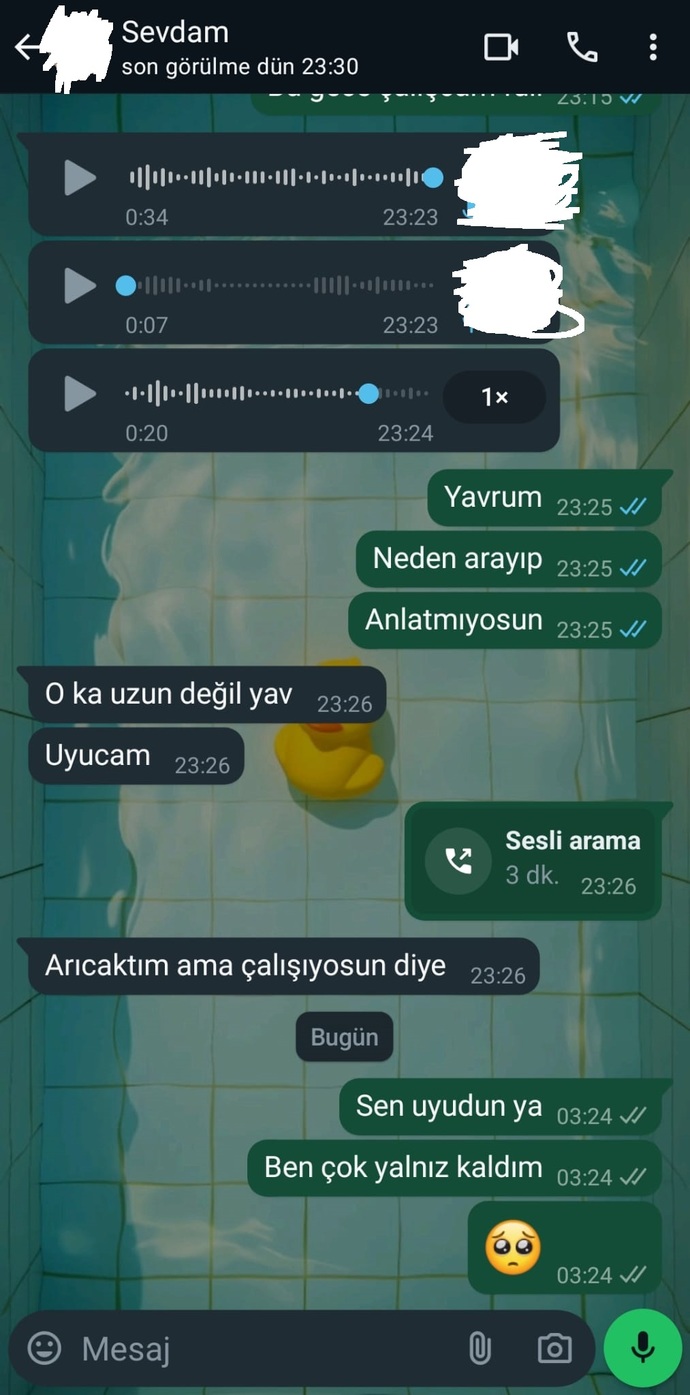 Onu çok özlüyorum napıcam?