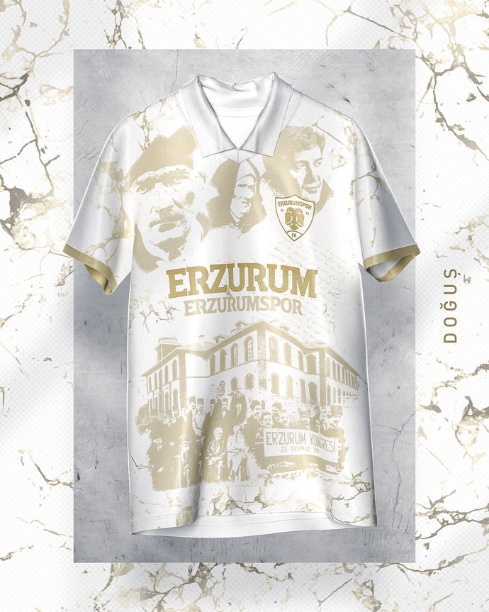 Erzurumsporun yeni sezon forması paylaşıldı! Detayları beğendiniz mi?