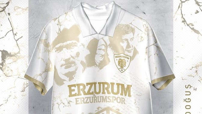 Erzurumspor'un yeni sezon forması paylaşıldı! Detayları beğendiniz mi?
