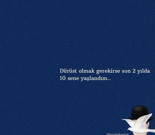 Sen ne kadar yaşlandın?