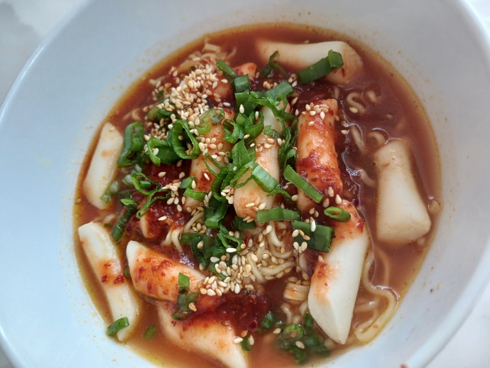 Evde Tteokbokki yaptım nasıl görünüyor?