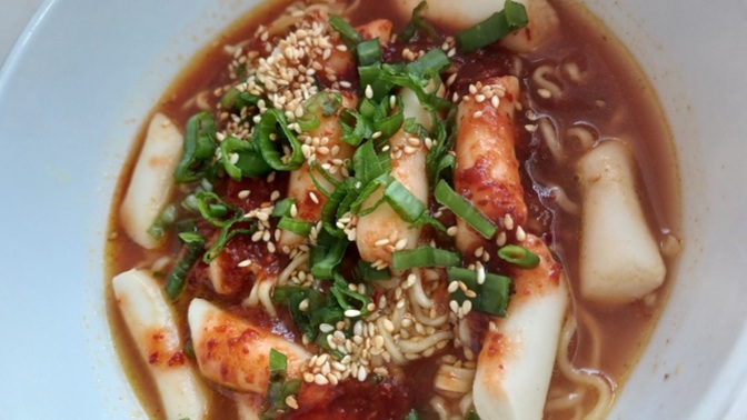 Evde Tteokbokki yaptım nasıl görünüyor?