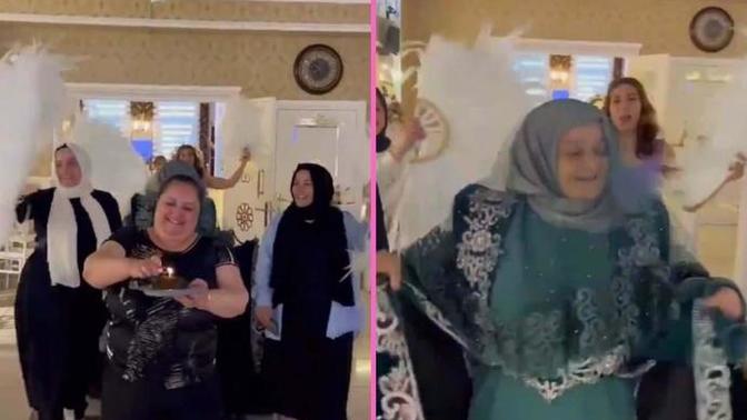 Emekli olan bir kadın, kendine ‘emeklilik kınası’ düzenledi. Emekli olsanız siz de kına ister misiniz?