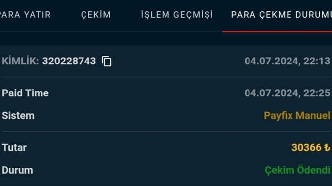 Bu gece hasılat tamamdır sizde durumlar nasl?