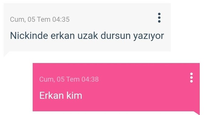 Günaydın, mesaj atarken niye bu kadar saçmalıyorsunuz?